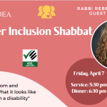 Passover Inclusion Shabbat