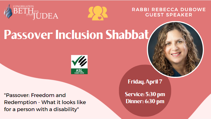 Passover Inclusion Shabbat