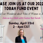 Sisterhood Torah Fund Event