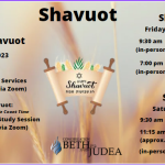 Tikkun Leil Shavuot / Shavuot 1 & 2