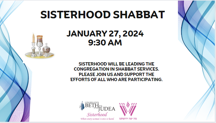 Sisterhood Shabbat