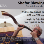 Shofar Blowing Lessons