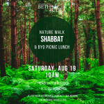 Nature Walk Shabbat