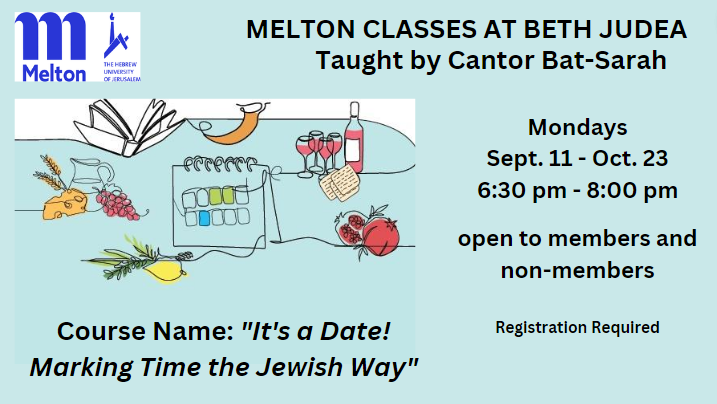 Melton: It's A Date! Marking Time the Jewish Way