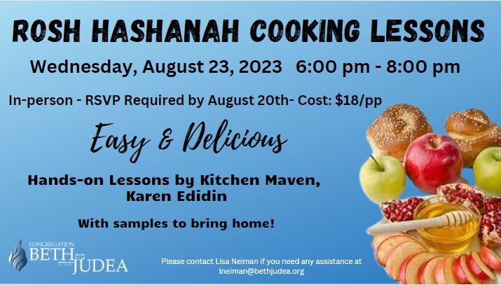 Rosh Hashanah Cooking Class