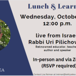 Lunch & Learn with Rabbi Uri Pilichowski