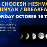 Rosh Chodesh Breakfast