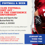 Men's Club Football & Beer Night Out