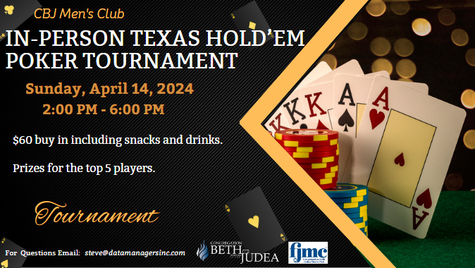 Men's Club Poker Tournament