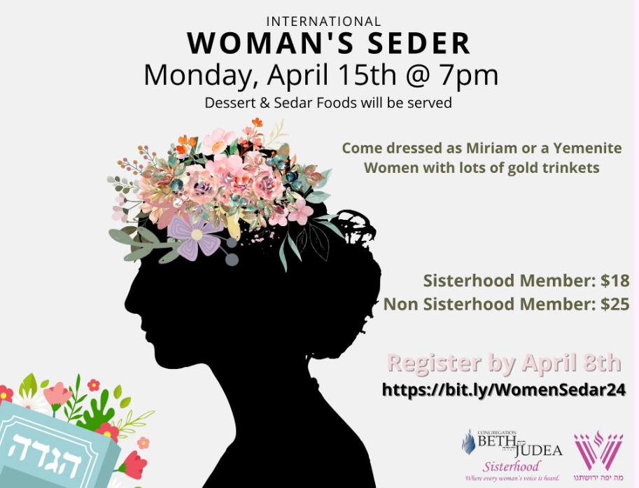 Sisterhood Woman’s Seder Congregation Beth Judea Conservative