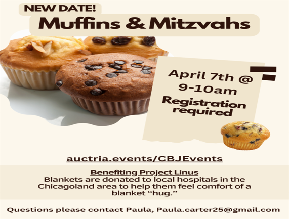 Muffins & Mitzvahs (Benefitting Project Linus)