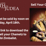 Chametz Must be Sold (by noon)