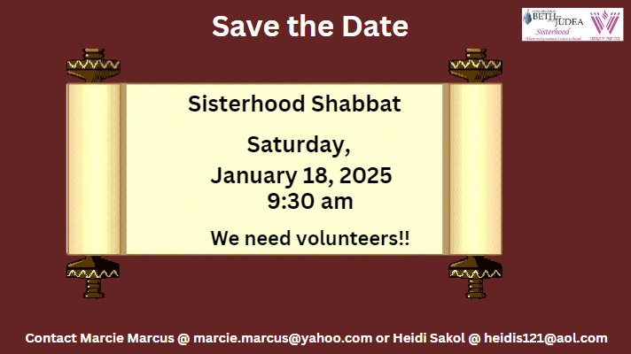Sisterhood Shabbat