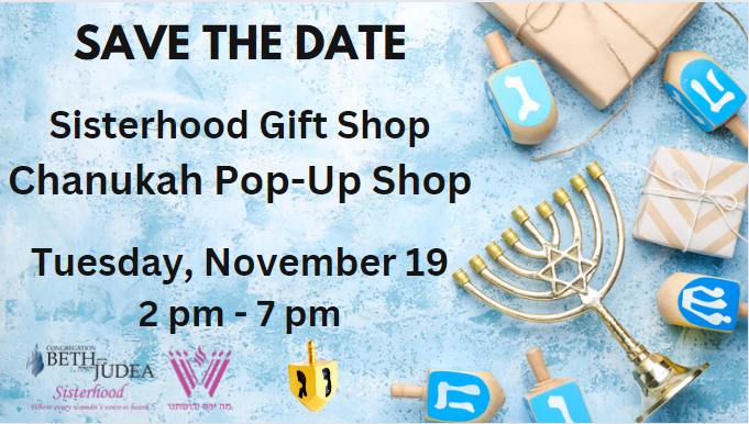 Chanukah Pop Up Shop