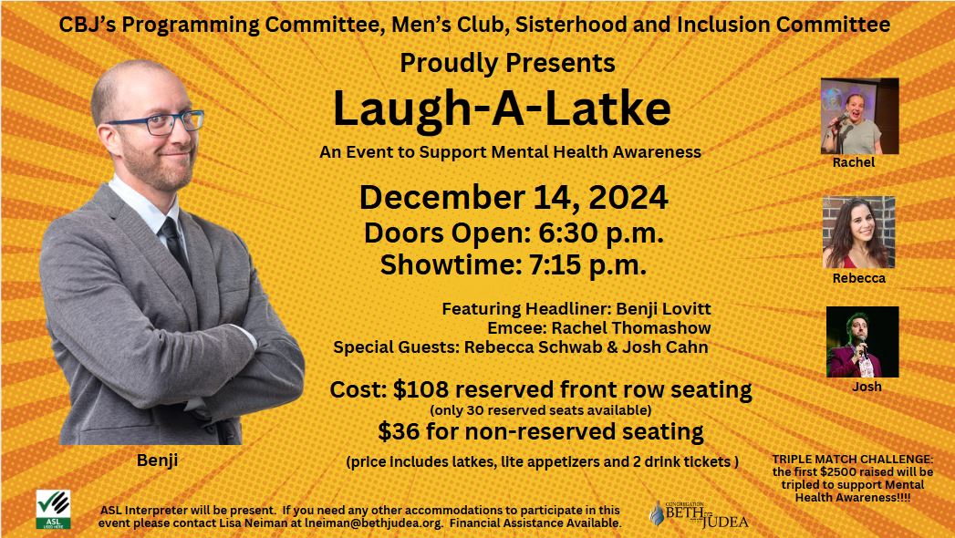 Laugh-A-Latke - Special Event