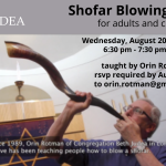 Shofar Blowing Class