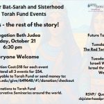 Sisterhood Torah Fund Event