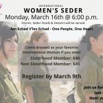 Sisterhood Women's Seder